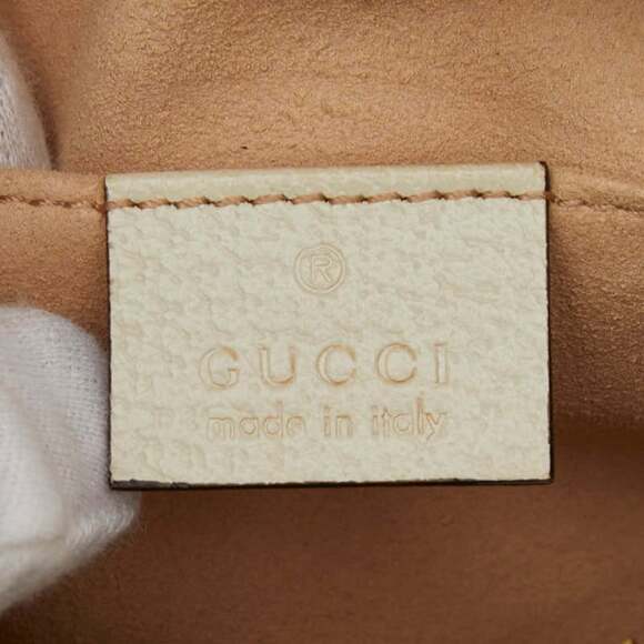 GUCCI Authentic Brown Leather Shoulder Bag - Picture 10 of 11